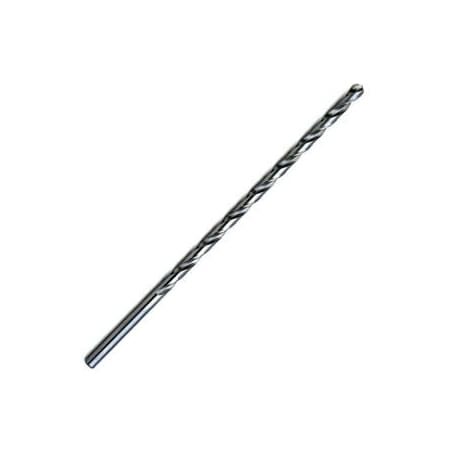 Champion Cutting Tool 7/32in 1200 HSS Longboy Drill, Straight Shank, 118 deg, 9in Flute Length, 12in OAL, Bright Finish CHA 1200-7/32